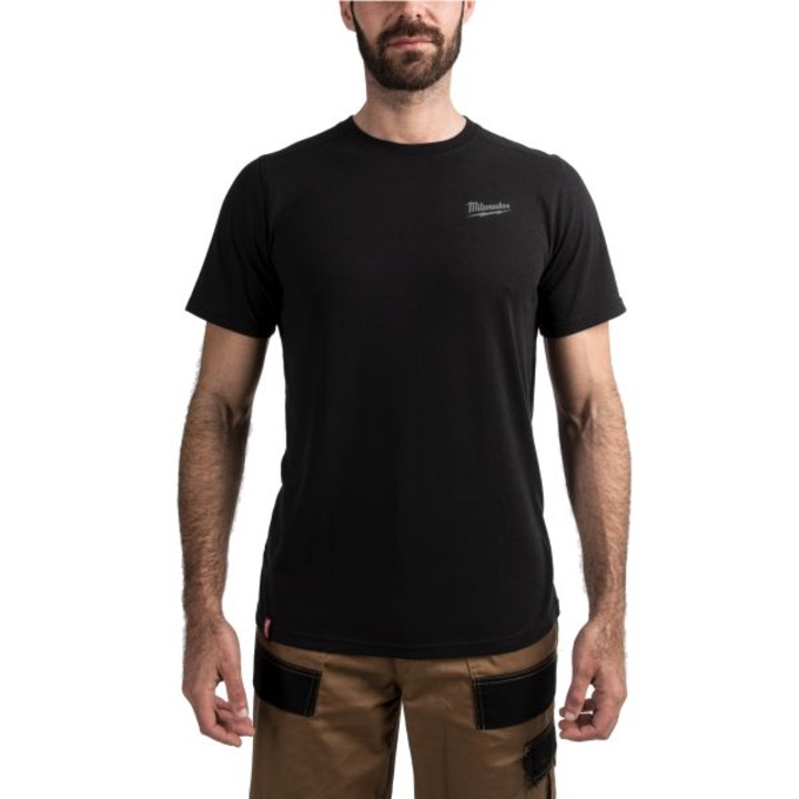 tricou de protectie si de lucru Milwaukee - negru, XL, Bumbac