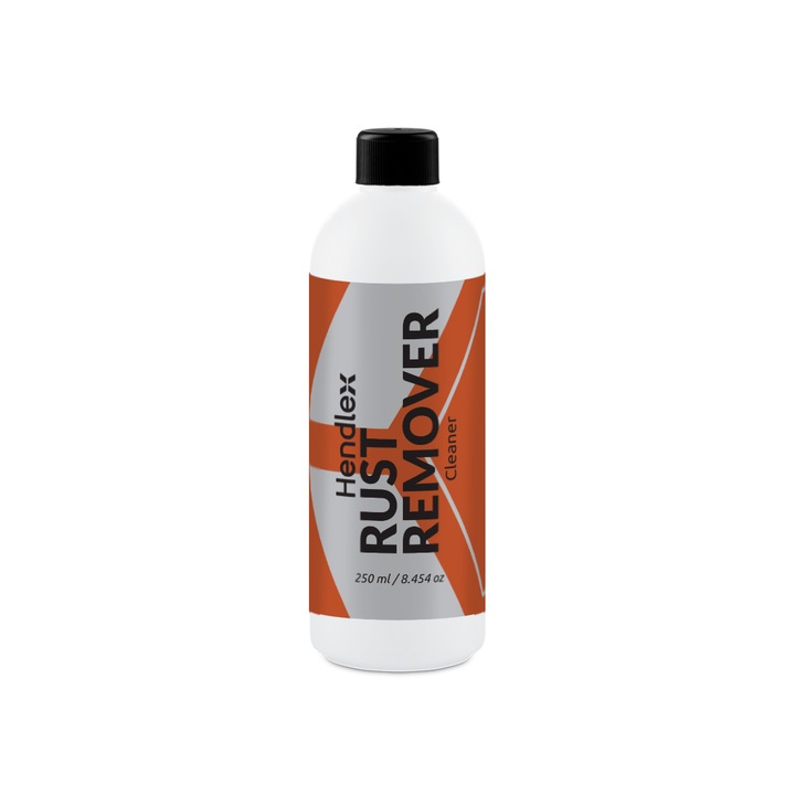 Solutie profesionala pentru indepartarea ruginii si contaminantilor metalici, Hendlex Rust Remover, pentru caroserie si jante auto, 250ml