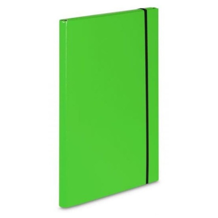 Mapa A4 VAUPE, cu elastic, 20mm, carton, verde