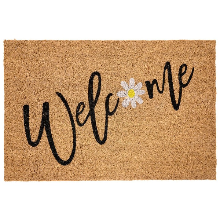 Lábtörlő Calibato Természetes 60 x 90 cm Kókuszrost