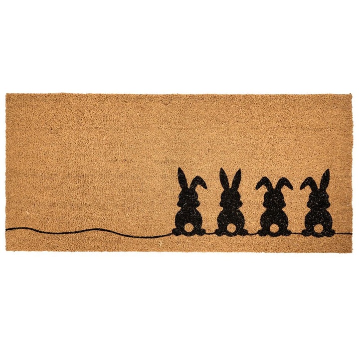 Lábtörlő Pulian Természetes 55 x 120 cm Kókuszrost