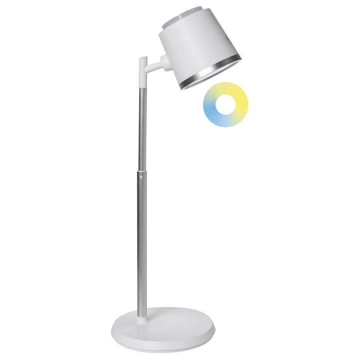 LED asztali lámpa Libra Dimmer funkcióval Fehér