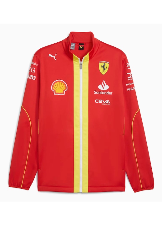 Ferrari kabát, Puma, csapat, softshell, piros, 2024 XL