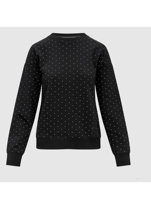 Mercedes pulóver, polka dot, női, fekete S