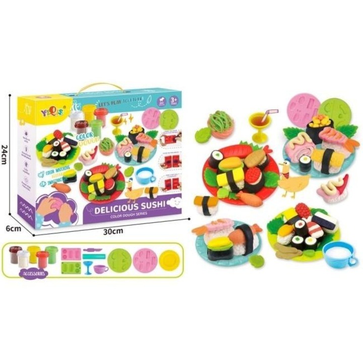 Modellező gyurma szett Delicious Sushi, Merkpol