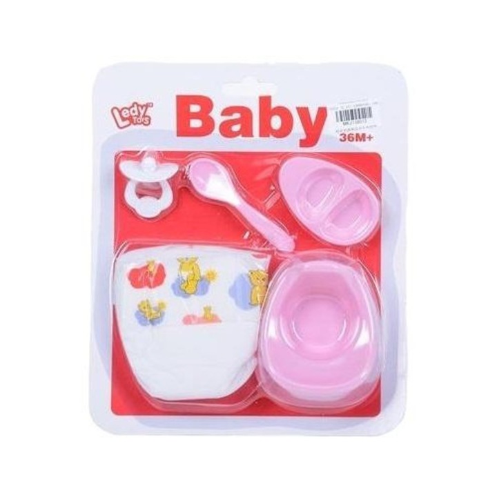 Babakiegészítő készlet, Ledy Toys, 5 darab, többszínű, 3 év+