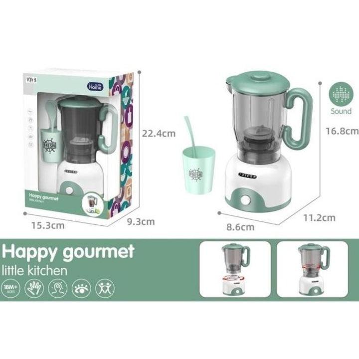 Gyermek turmixgép, Happy Gourmet Little Kitchen, hangeffektekkel