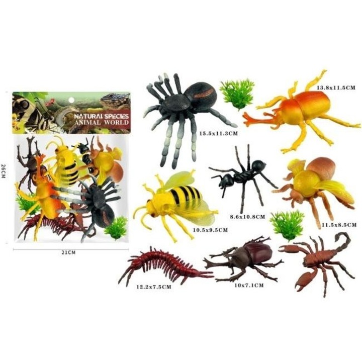 Комплект фигурки насекоми и паяци, Merkpol