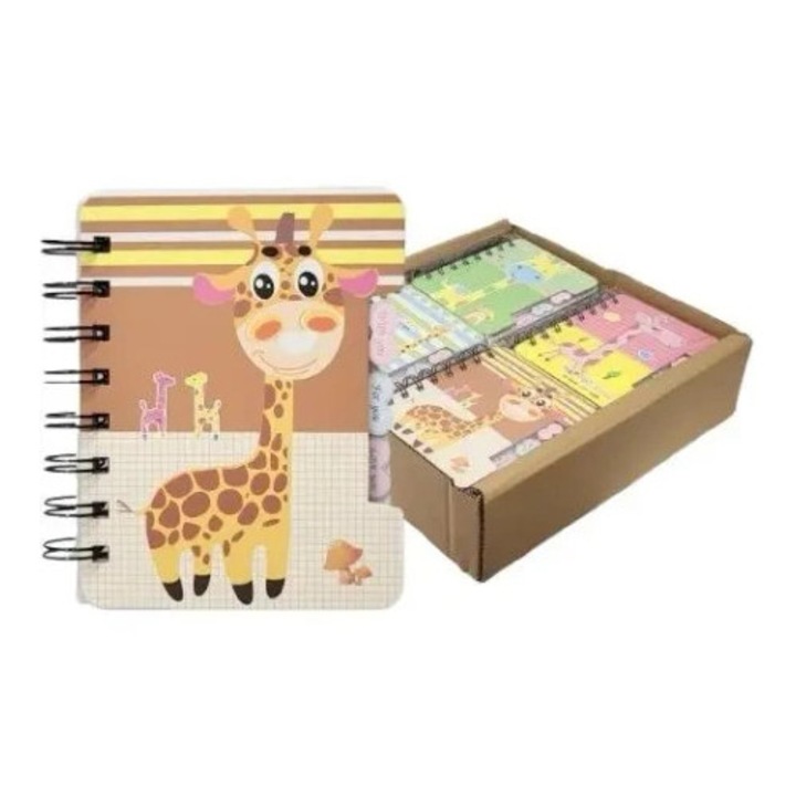 20 db A6-os füzetkészlet, Merkpol, vegyes minták, többszínű