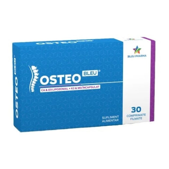 Osteo Blue, 30 comprimate filmate, Bleu Pharma