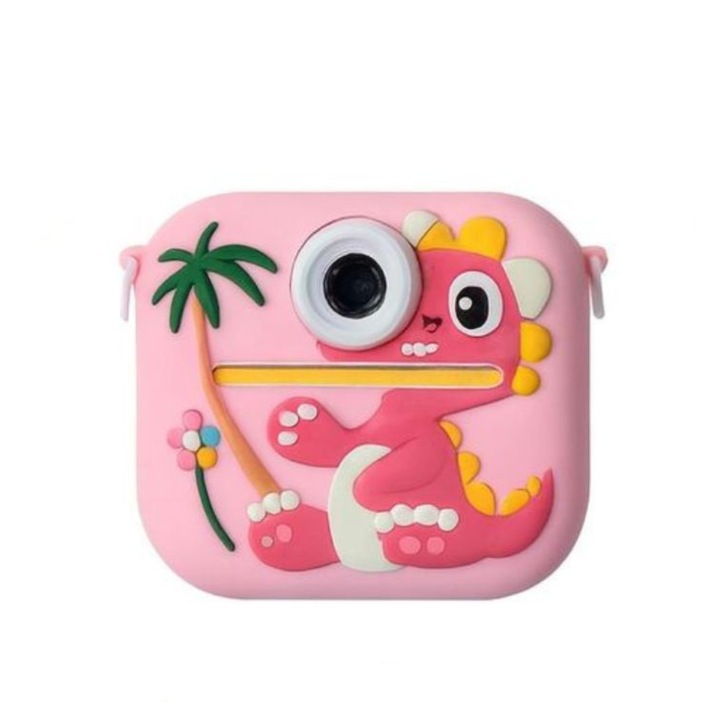 Незабавен фотоапарат за деца, BytePulse, 48MP, 2,4 инчов екран, включена карта памет, включени игри, включени аксесоари