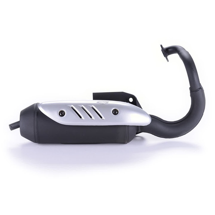 SitoPlus kipufogó, komplett rendszer, acél, matt felület, fekete