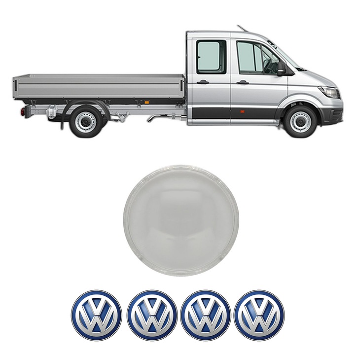 Sticla Far Dreapta Volkswagen CRAFTER 30-50 Platform/Chassis (2F_) din 2006-2016, Auto, 4x Stickere auto cu Volkswagen