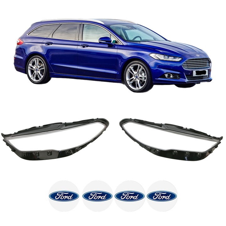 Set Sticle Far Stanga Dreapta FORD MONDEO V din 2014-2018, Auto, 4x Stickere auto cu FORD