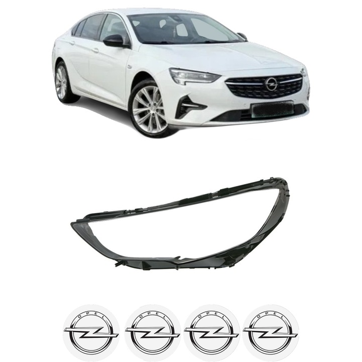 Sticla Far Stanga OPEL INSIGNIA B din 2017-2019, Auto, 4x Stickere auto cu OPEL