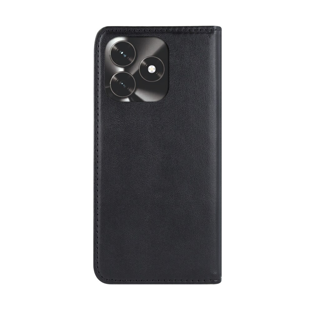 Husa telefon compatibil cu Honor X5c Plus - Smart Magnetic, husă tip carte magnetică cu ramă din silicon, neagră Tokgalaxis