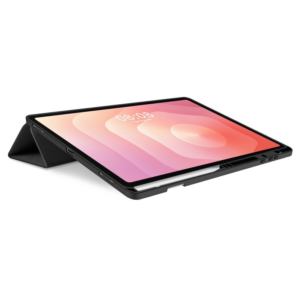 Husă tabletă compatibilă cu Samsung Galaxy Tab S10 ULTRA 14,6 inch (SM-X920, SM-X926B) - husă inteligentă neagră cu suport pentru creion