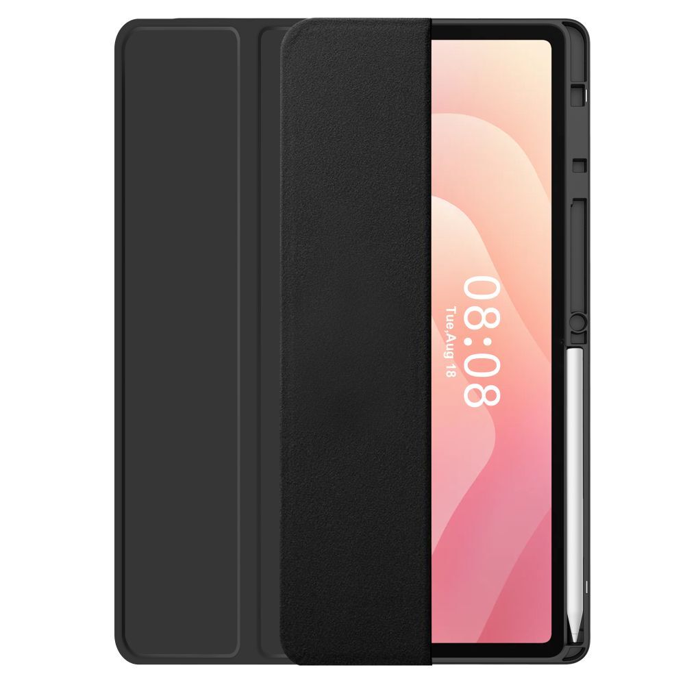 Husă tabletă compatibilă cu Samsung Galaxy Tab S10 ULTRA 14,6 inch (SM-X920, SM-X926B) - husă inteligentă neagră cu suport pentru creion