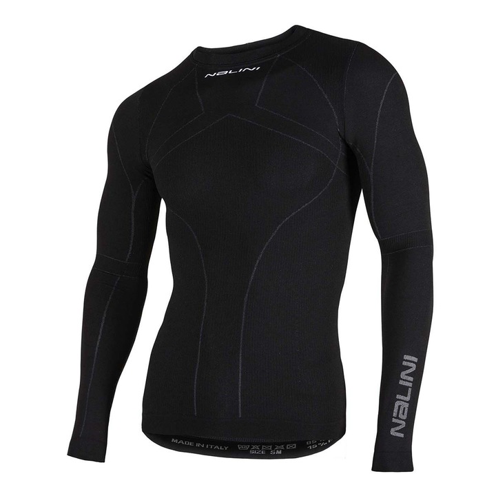 Bluza ciclism Nalini Giove, maneca lunga, fibre poliamida