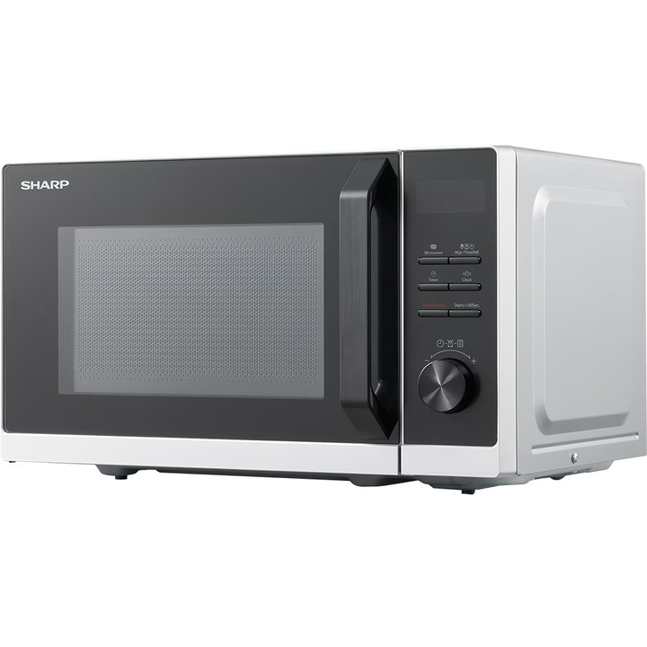 Cuptor cu Microunde SHARP RCS201TS, 20l, 800W, Argintiu-Negru