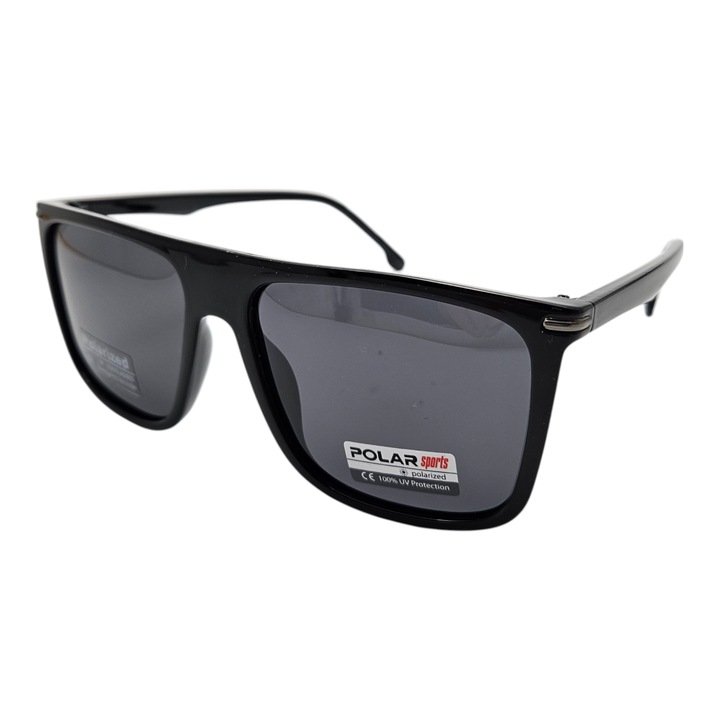 Ochelari de soare Tia Accesorii, PS8127C3, polarizati, UV400, negru