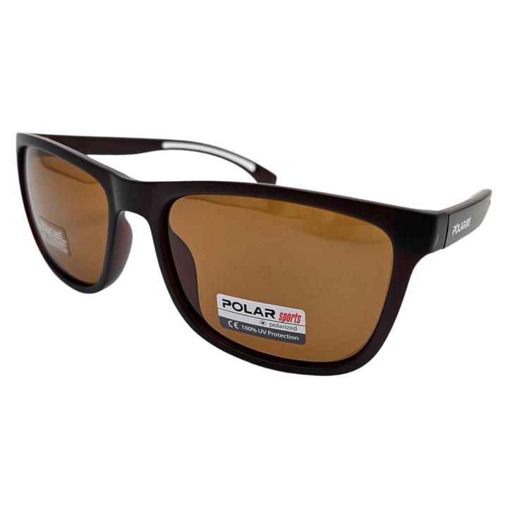 Ochelari de soare Tia Accesorii, PS8159C2, polarizati, UV400, maro