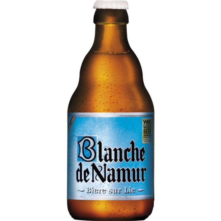 Sör Blanche De Namur 330ml, arany, 4,5% alkohollal