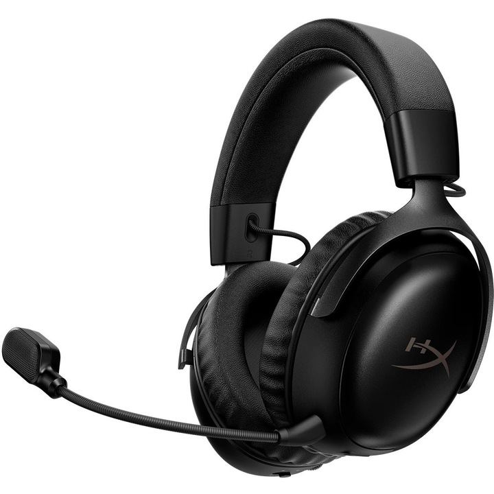 Безжични геймърски слушалки HyperX Cloud III S, Черен