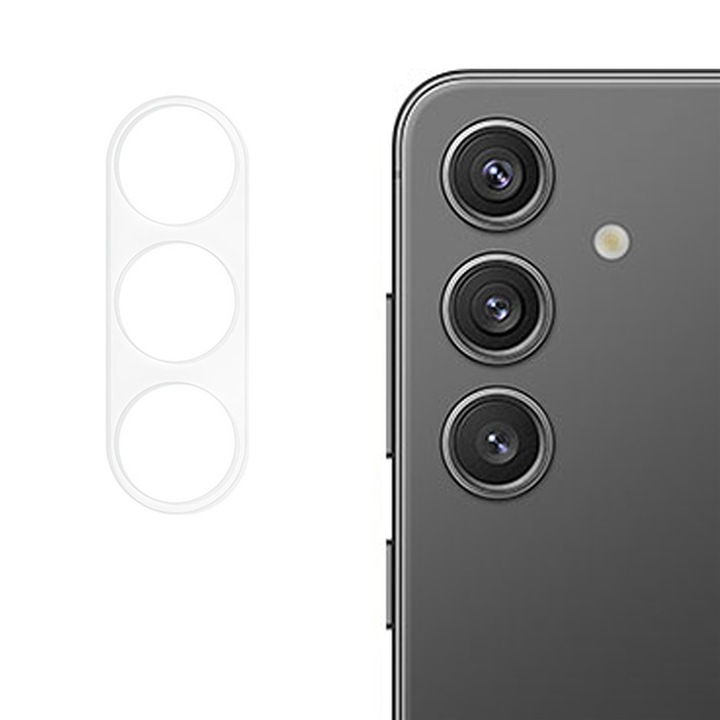 Protector din sticlă pentru cameră Samsung Galaxy S25, negru