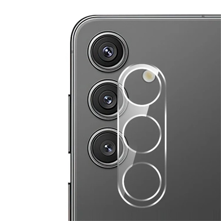 Стъклен Протектор за Камера на Samsung Galaxy S25 5G, Черен