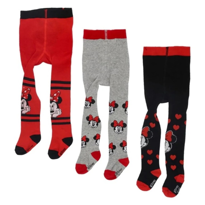 3 db Minnie egér babaharci nadrág szett, Disney licenc, 3-24 hónap, rugalmas pamut, kényelmes, többszínű