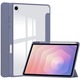 Husa pentru tabletă Bizon Flip Cover Clear Matt, Violet deschis, pentru Galaxy Tab S11