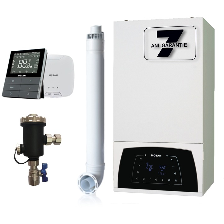 Pachet Centrala termica Motan Condens Plus 100, 25kW, Termostat SMART TH510-WRTS