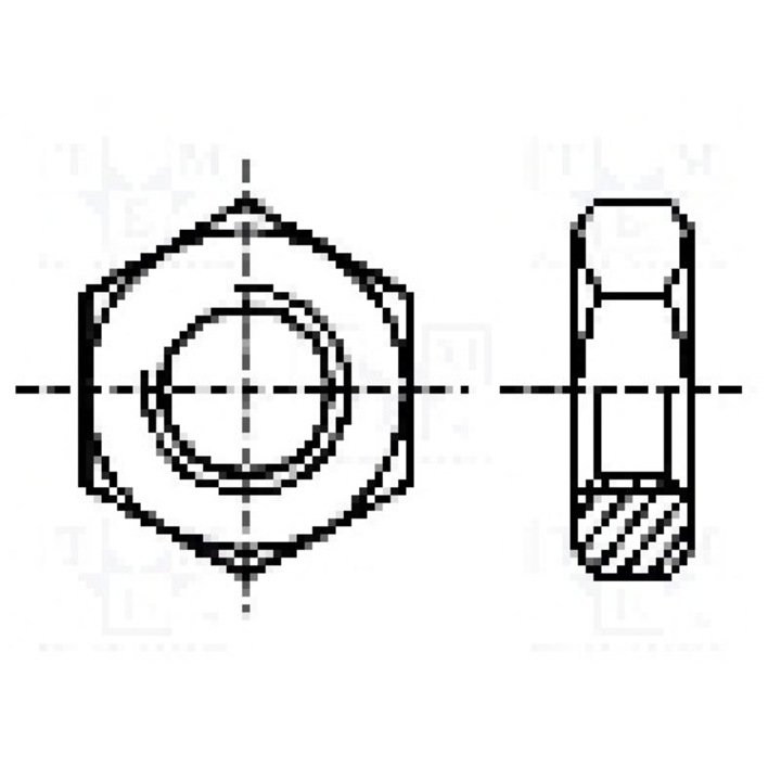 Piulita M2, pas filet 0.4, BOSSARD - 8020523