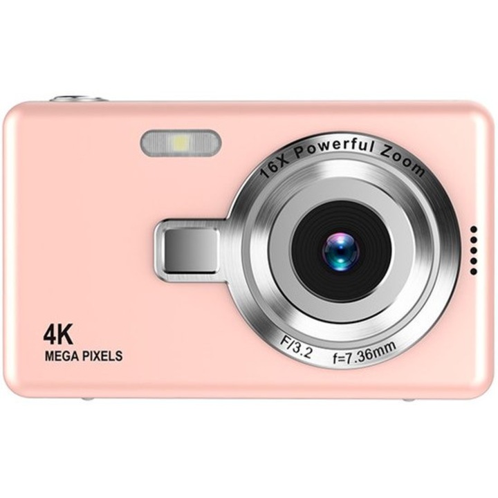 Kompakt fényképezőgép 4K Ultra HD, 16x zoom, fekete, 32GB
