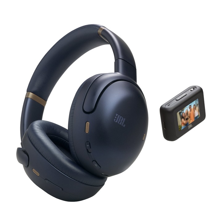 Casti Over-Ear JBL Tour One M3 Smart TX, Wireless, Bluetooth, ANC, Hi-Res, Multipoint, Spatial 360, Albastru