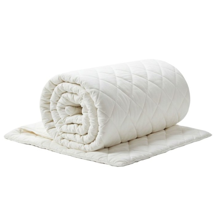 Pilota lana Mador, Damasc, 2.7 Kg, alb, 140x210cm