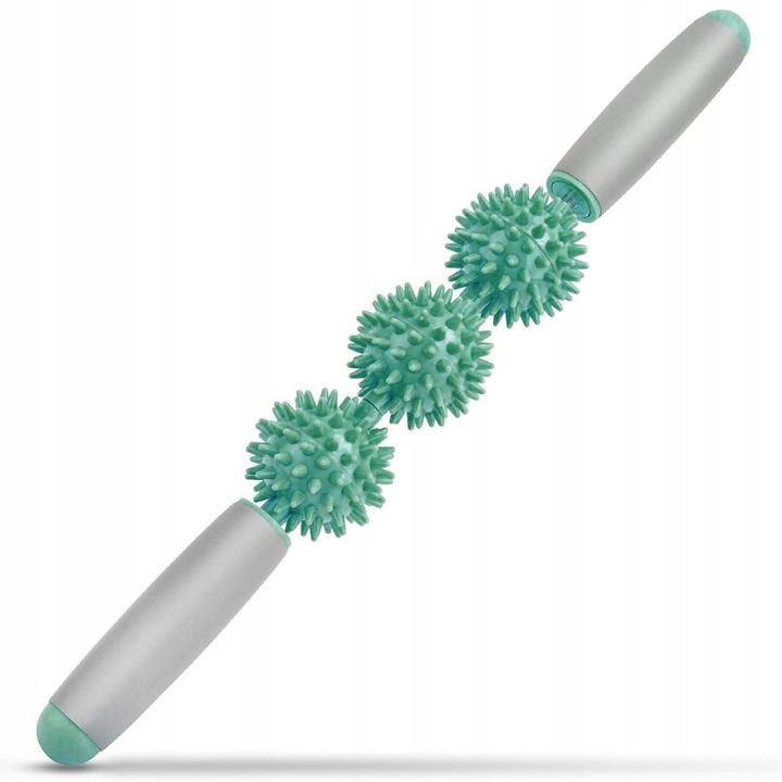 Rola de masaj pentru spate, 40 cm, Verde