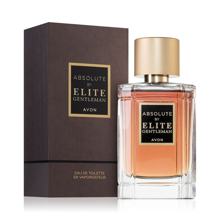 Avon Absolute by Elite Gentleman Eau de Toilette 50 ml – aromás-fás illat férfiaknak, mandarin, kardamom és cédrusfa jegyekkel, ideális a férfias eleganciához és kifinomultsághoz