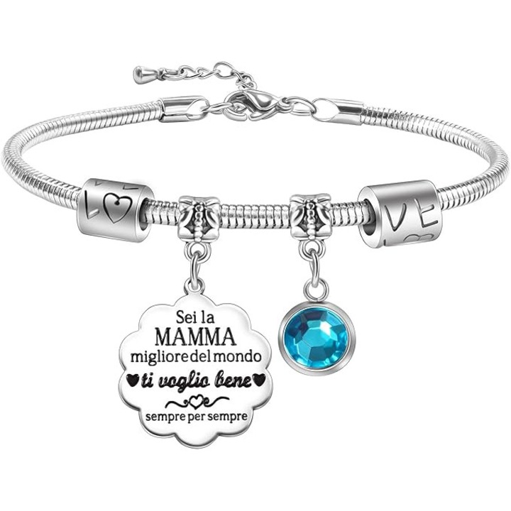 Bratara din inox, diametru 8cm, set cu cutie eleganta si carpa de curatare