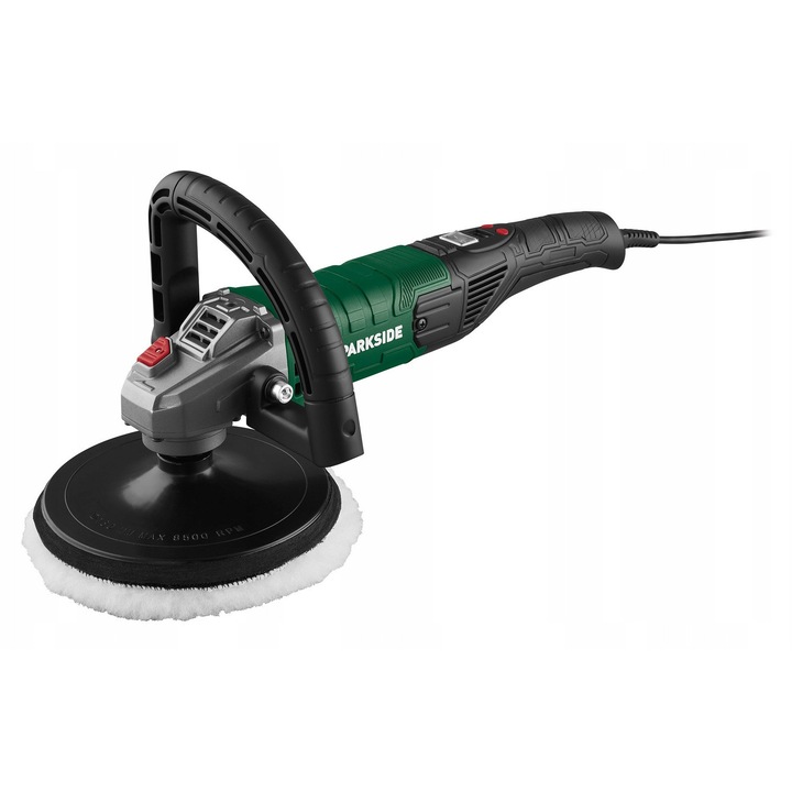 Полираща машина, Parkside, 1200W, 18см, Зелен/Черен