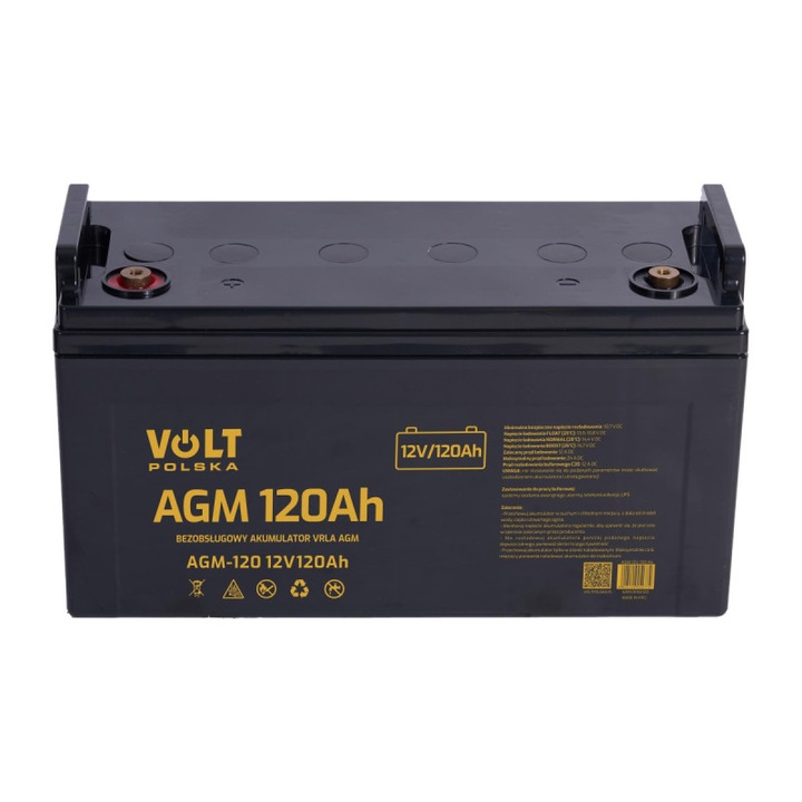 AGM батерия 12v 120ah vrla
