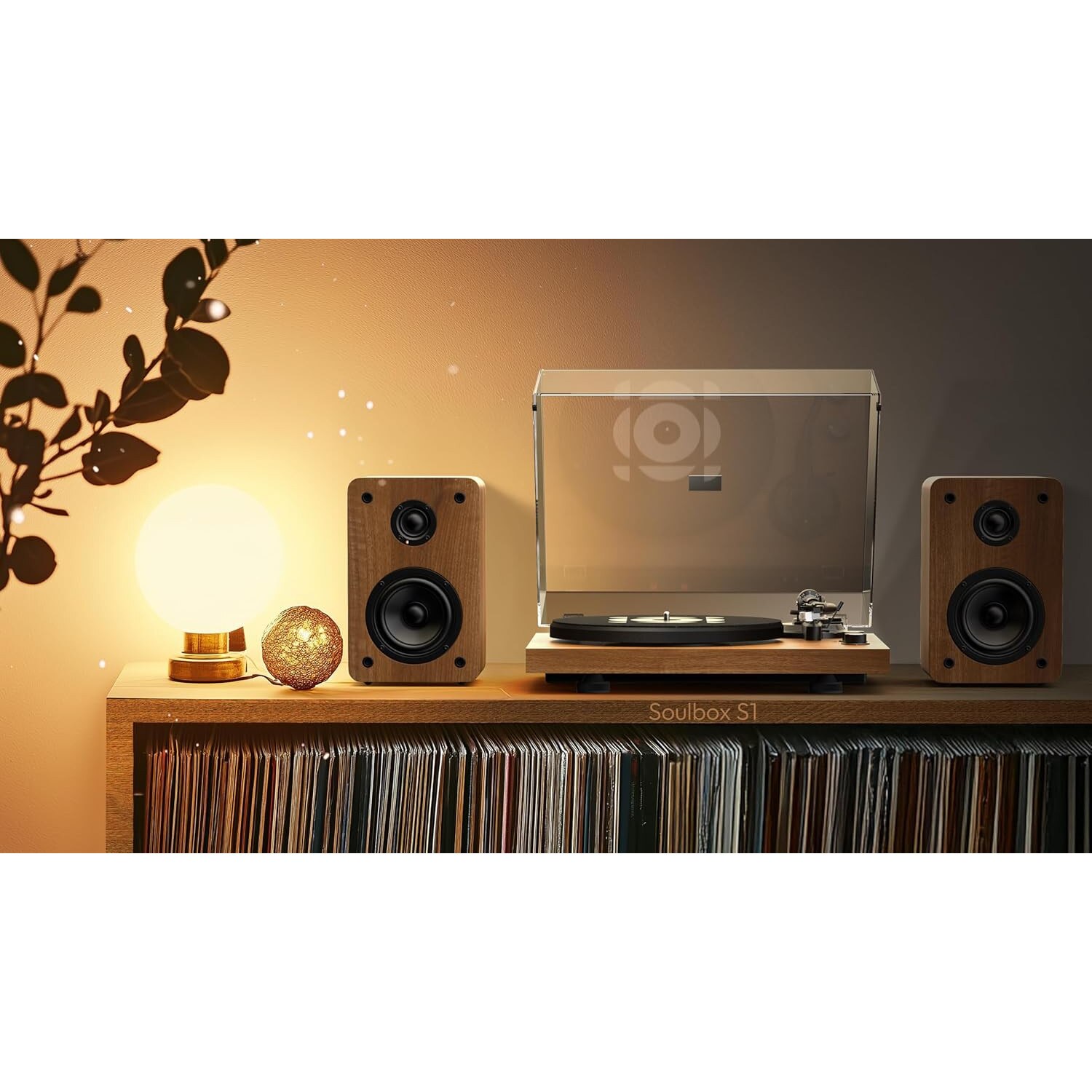 Pickup Qlearsoul SoulBox S1 cu difuzoare stereo, pickup Bluetooth