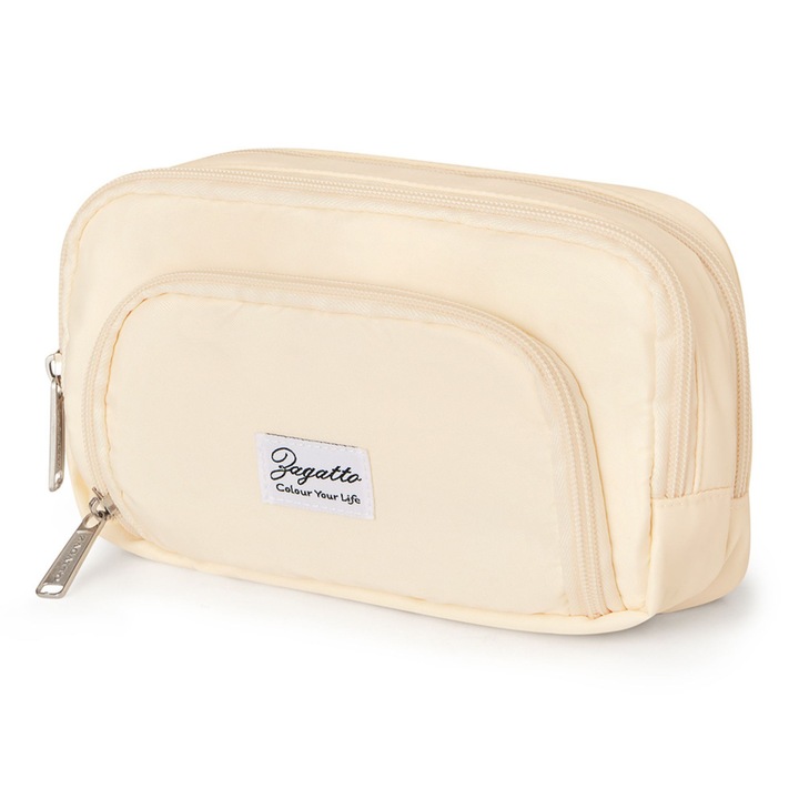 Penar fete, baieti, Zagatto®, 24x11x14 cm, Cu 3 compartimete, Bej