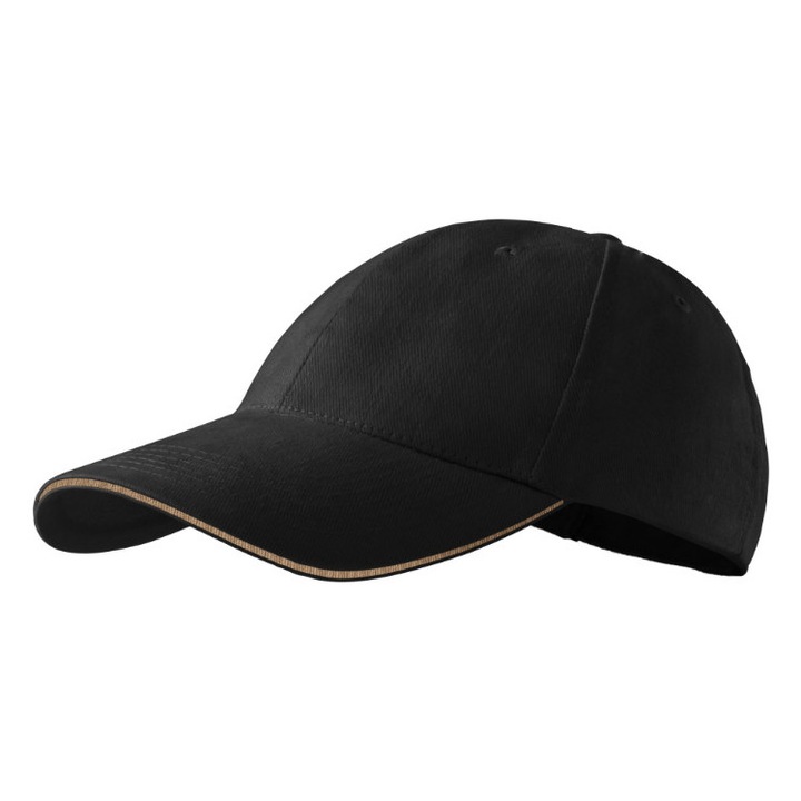 Intelli® Unisex Baseball sapka, állítható, ideális mindennapi és sporttevékenységekhez, fekete