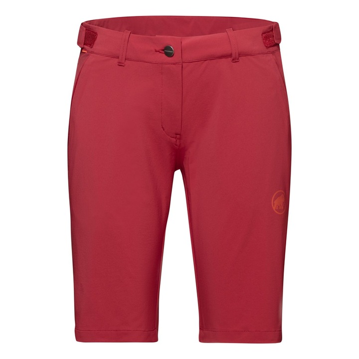 Női rövidnadrág, Mammut, piros, poliamid/elasztán, S INTL