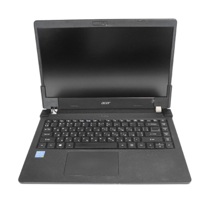 Kit de reparatii balama laptop, Acer TravelMate P214, 4 bucati, negru