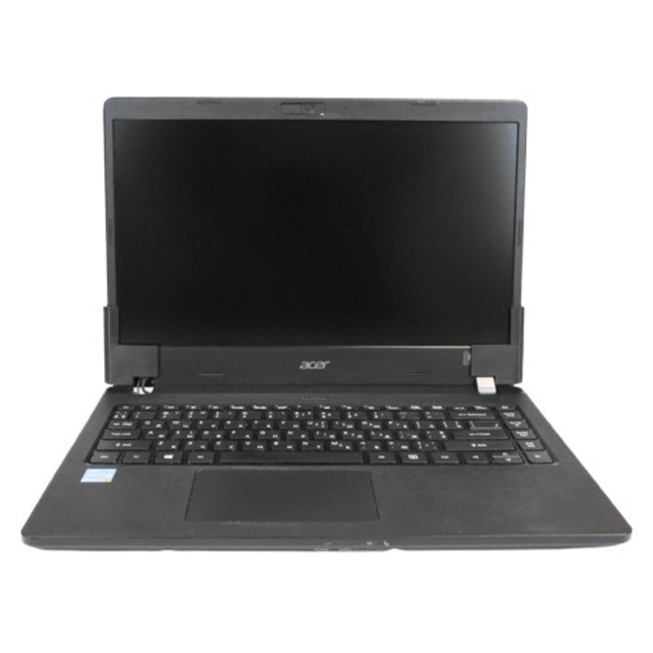 Kit de reparatii balamale laptop, NetDan, Acer TravelMate P214 N19Q7, negru, 2 cleme