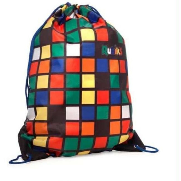 Eredeti Rubik’s tornazsák, rubik kocka motívum, 33x43 cm