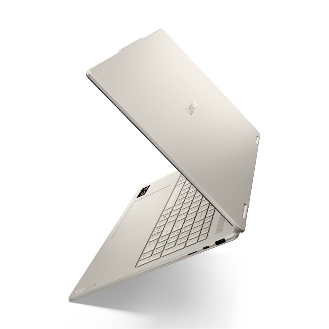 Laptop Lenovo Yoga 7 16AKP10 Ryzen AI 7 350 16inch 2.8K OLED 16GB LPDDR5x 512GB Windows 11 Home Seashell